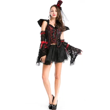 

New Vampire Costume Halloween Export Uniform Evil Zombie Vampire Queen Cosplay Clothing Stage Performance L18817110