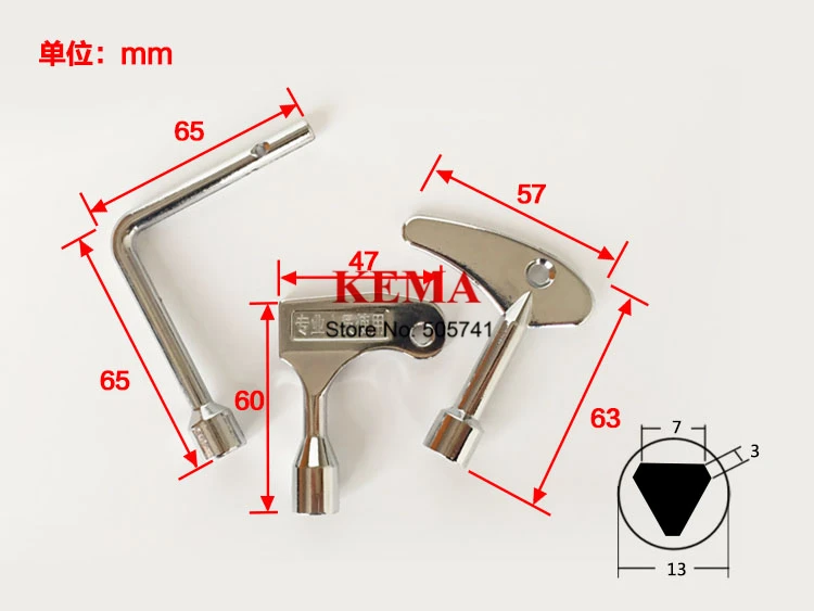 1 шт. Высокое качество Лифт части двери треугольник ключ профессиональный инженерный поезд Универсальный треугольный ключ