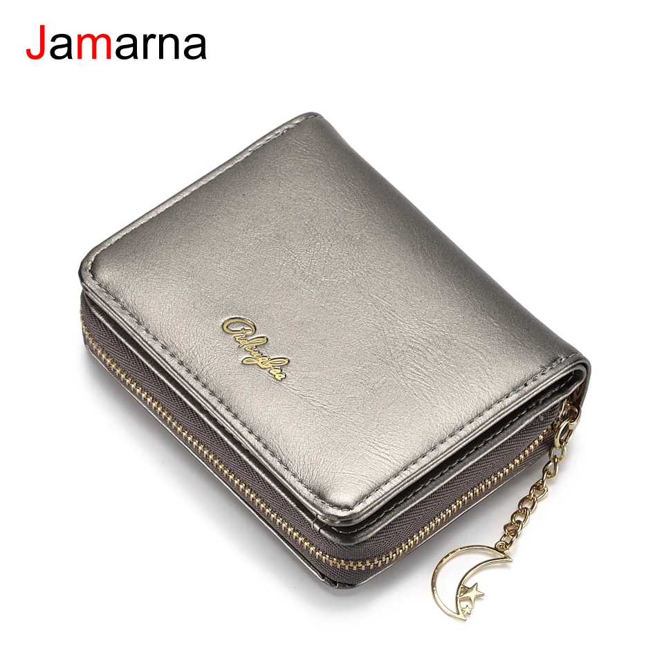 

Jamarna Wallet Female Card Holder Wallet PU Leather Women Wallets Female Purse Zipper Coin Purse Card Holder Wallet Small