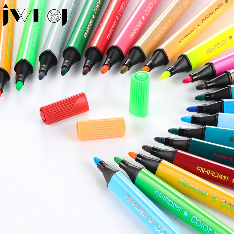 

12pcs/Set watercolors highlighter pen for DIY Handmade Scrapbook stationery school supplies Graffiti art supplies child gifts