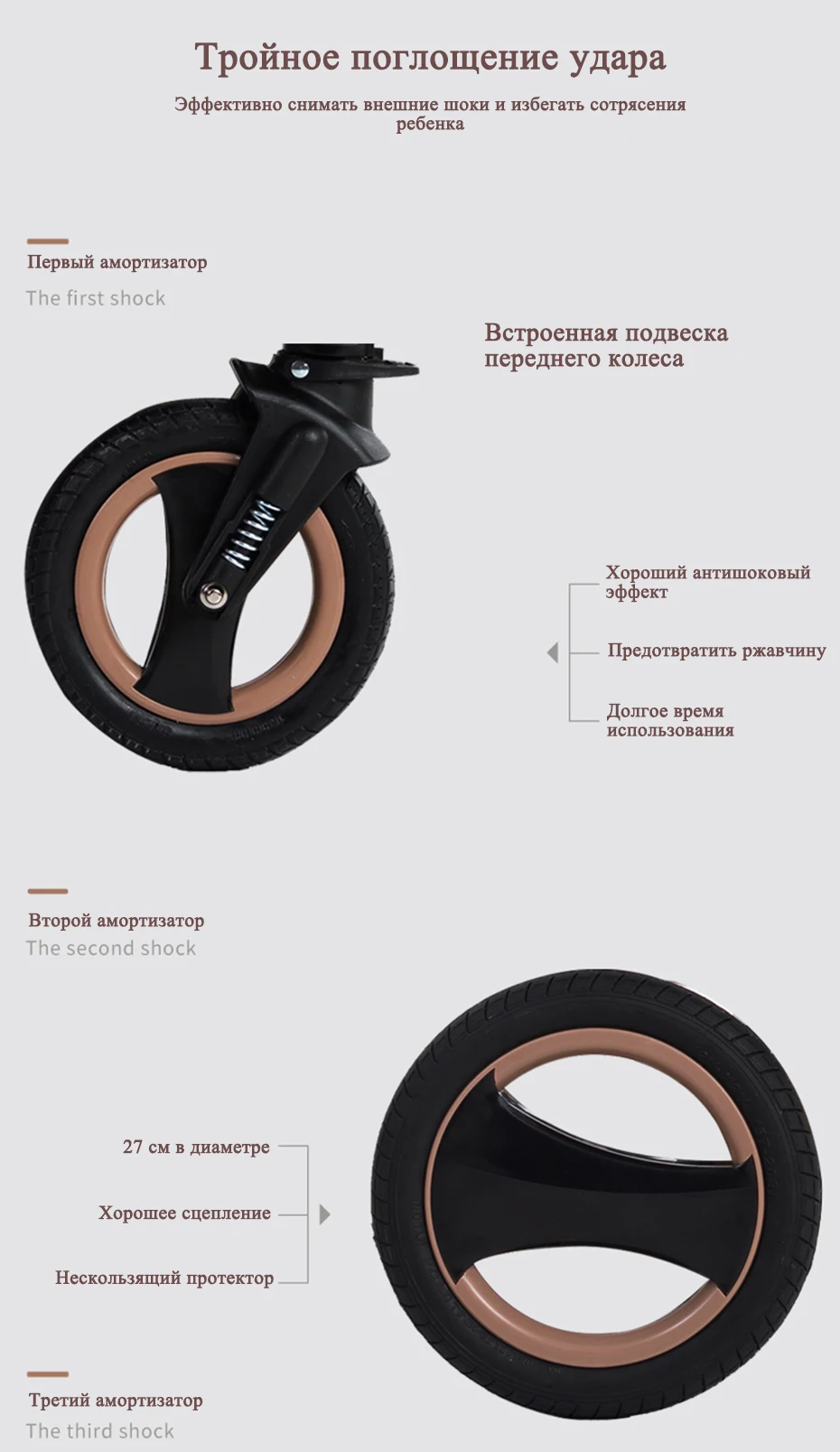 Детская коляска 2 в 1 складной светильник четыре сезона многофункциональная 3 в 1 высокая Ландшафтная коляска