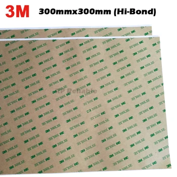 Big Sheet Adhesiver, 30cm*30cm, 3M 9495LE 300LSE Clear Transparent Double Side Adhesive Transfer Tape Sticker 11.8x11.8inch 1
