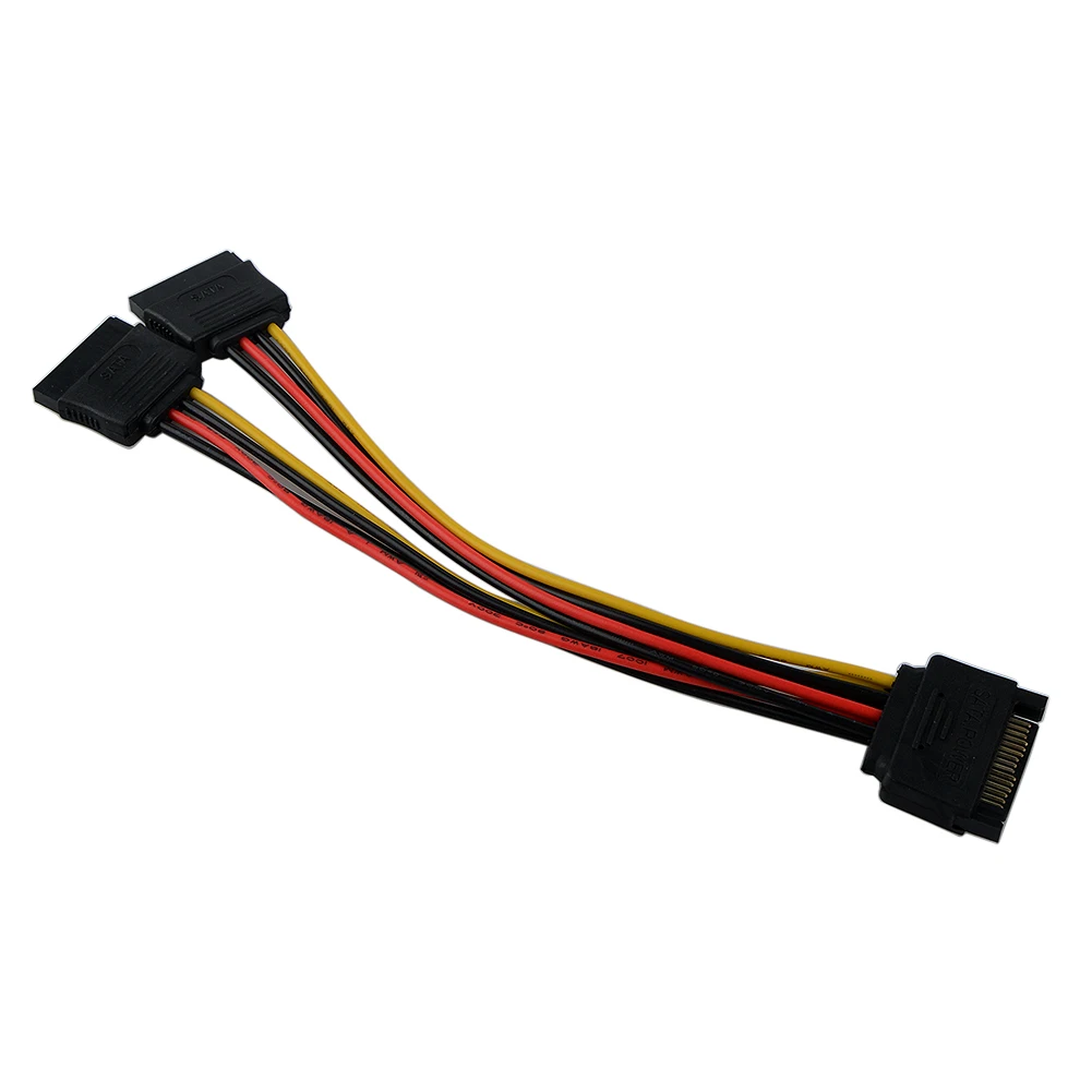 

15 Pin Female 15Pin Power HDD Splitter Connector Cable for PC Computer