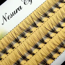 Женские мягкие 0.1C 10D волнистые Индивидуальные ресницы шелковые накладные наращивание ресниц норковые черные инструменты мягкие женские накладные ресницы