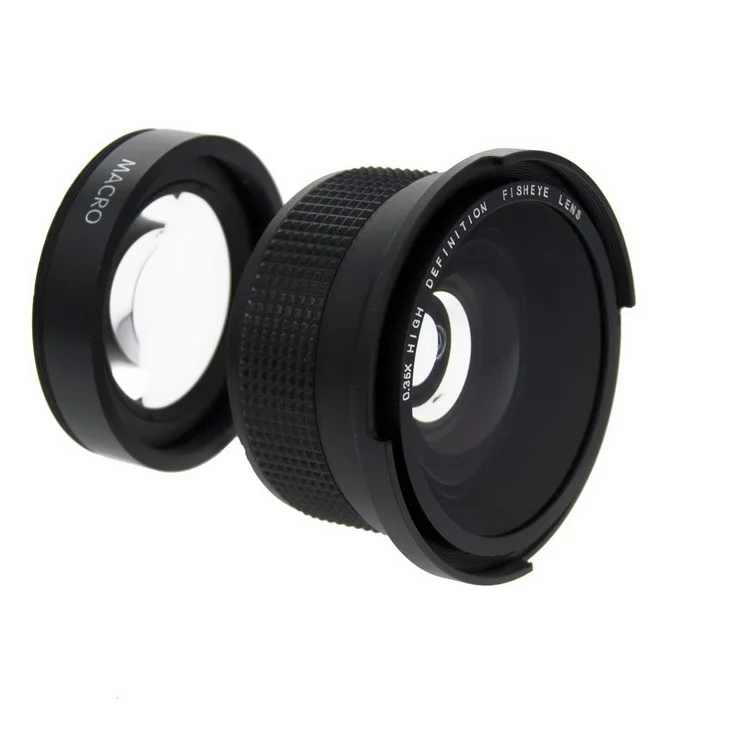 Lightdow 52 мм 0.35X рыбий глаз супер широкоугольный объектив рыбий глаз для Canon Nikon sony DSLR