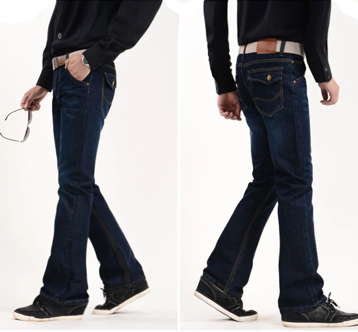 Классические расклешенные джинсы мужские корейские уличные Стильные повседневные дикие Молодежные джинсы супер красивые мужские джинсы хорошего качества