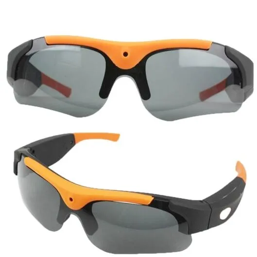 Солнцезащитные очки камера 1080P поляризованная мини-камера черный/оранжевый мини DV видеокамера DVR видеокамера для активного отдыха