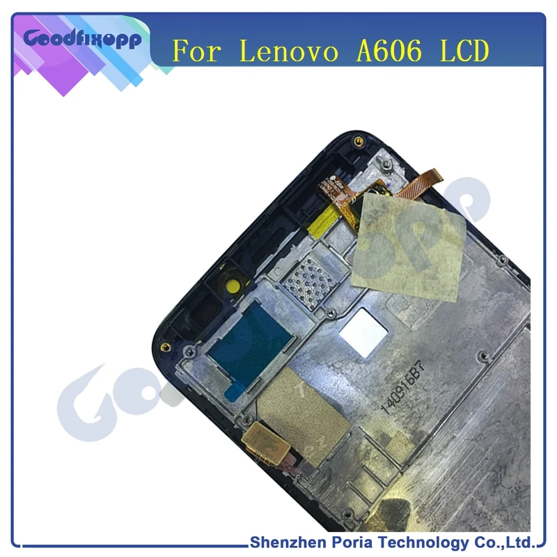 LEN079 Original For Lenovo A606 LCD Display With Touch Screen Digitizer Assembly With Frame Replacement Parts(5)