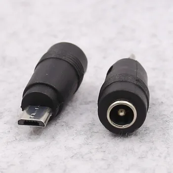 

5PCS Micro USB Adaptor Connector to 5.5x2.1mm Female V8 Power Cable Plug Charging Cord