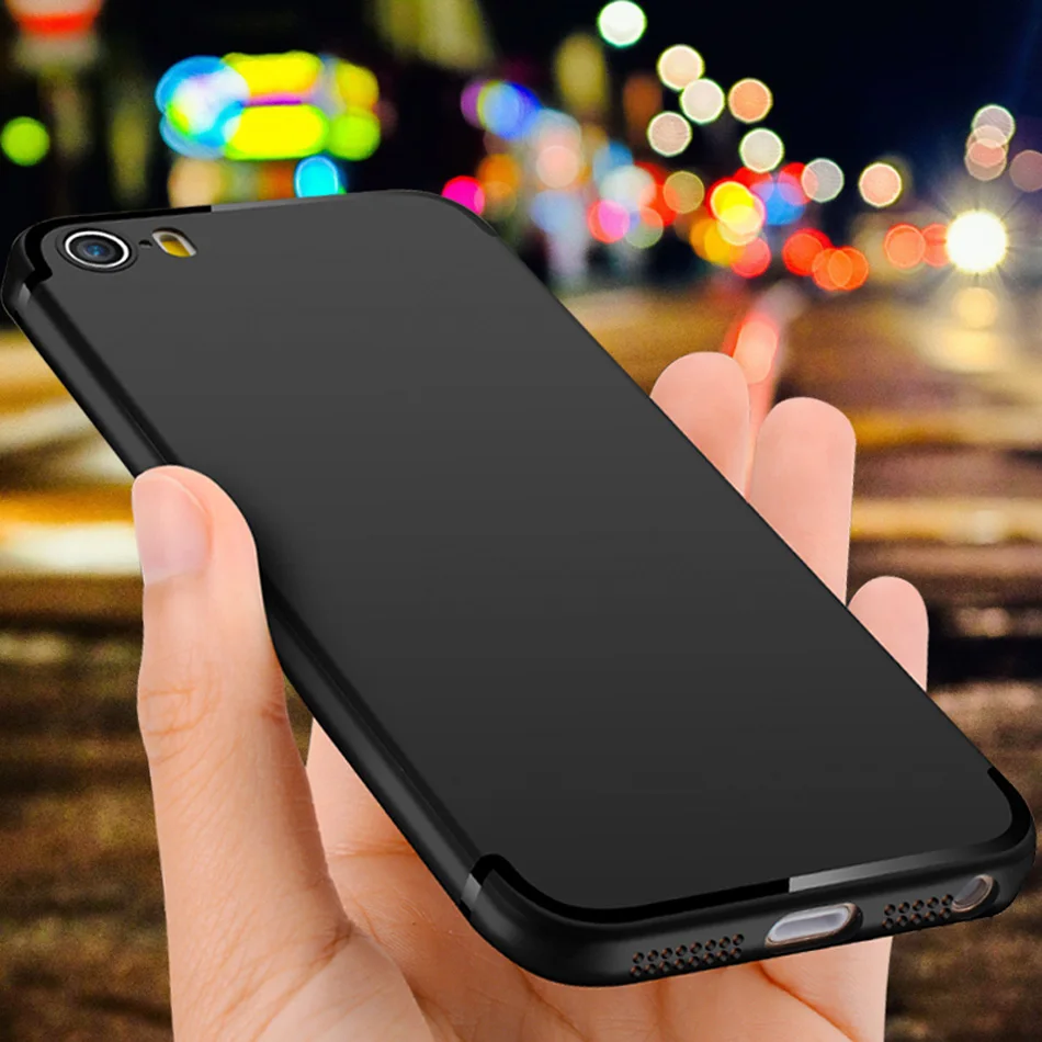 Чехол KOLPLER для iphone 5s матовый чехол мягкий ТПУ ультра тонкий противоударный бампер