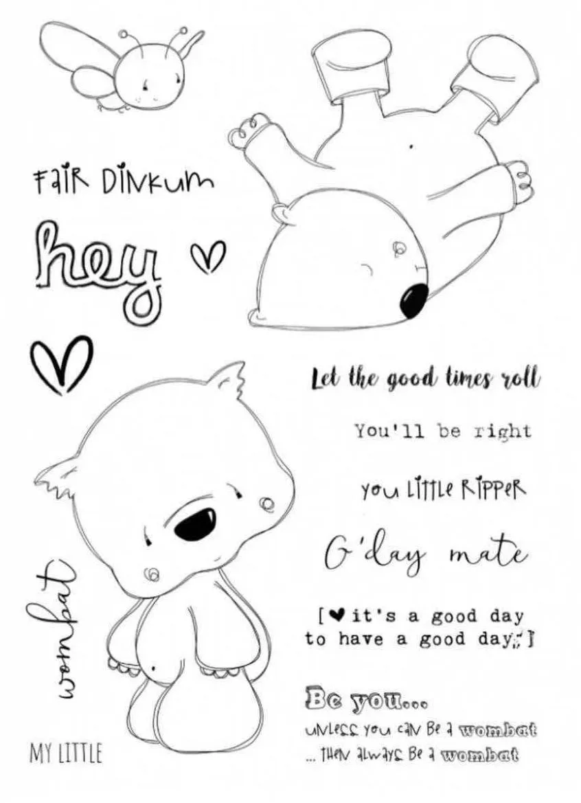 

bear/Transparent Clear Stamps for DIY Scrapbooking/Card Making/Kids Christmas Fun Decoration Supplies