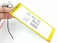 Li-po 3.7 V batterie lithium polymère 3000 mah 4044125 ultra-mince haute capacité. Comprimés. Cahier