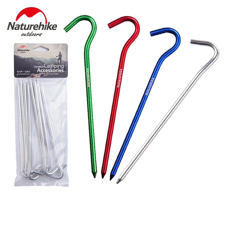 Naturehike 8pcs tent nails 7001 Aluminum alloy pegs 16 cm tent pegs