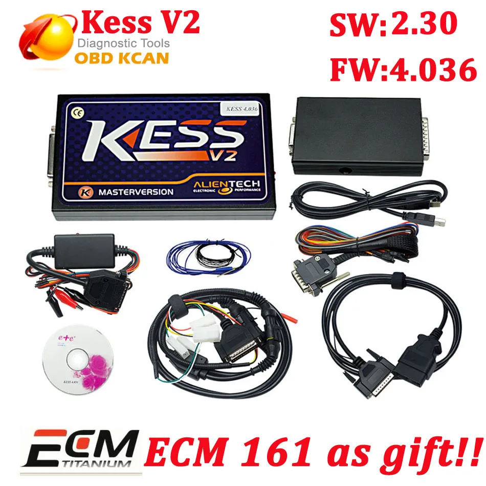 KESS V2 4.036 Tuning Kit without Token Limited ECU chip tuning tool KESS V2 V4.036 Master with
