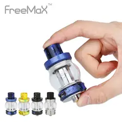 Оригинальный freemax fireluke RTA/subohm бак 5 мл огромный Ёмкость бака с красивым glassbowl трубки и 0.15ohm DVC катушки Ecig VAPE танк