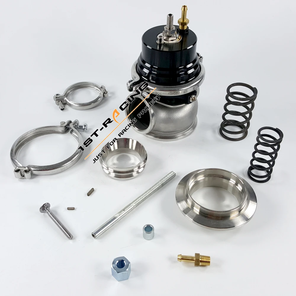 Adjustable Turbocharger BlacK External Wastegate V Band 60mm Aluminium