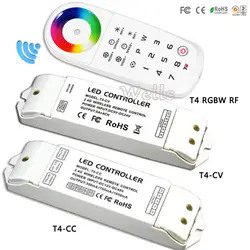 T4-CV приемника; светодио дный контроллер RGBW T4 2,4 г удаленного 8 зон Беспроводной синхронизации/зоны контроллер RGBW для RGBW светодио дный полосы