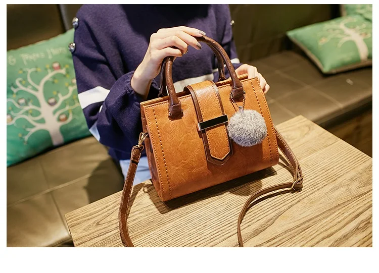 Yuhua, новые женские сумки, простой модный клапан, трендовая женская сумка-мессенджер с кисточками, ретро Корейская версия сумки через плечо