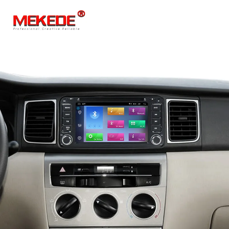 Perfect MEKEDE 2+32G Android 9.1 Multimedia Car DVD Player For Toyota Land cruise 100 200 prado 120 150 RAV4 COROLLACamry yaris Hilux 4