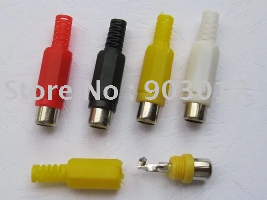 4 Colors Solder Rca Female Jack Audio 