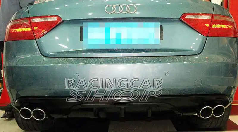 A STYLE REAR DIFFUSER QUAD EXHAUST FOR AUDI A5 COUPE 2008-2011