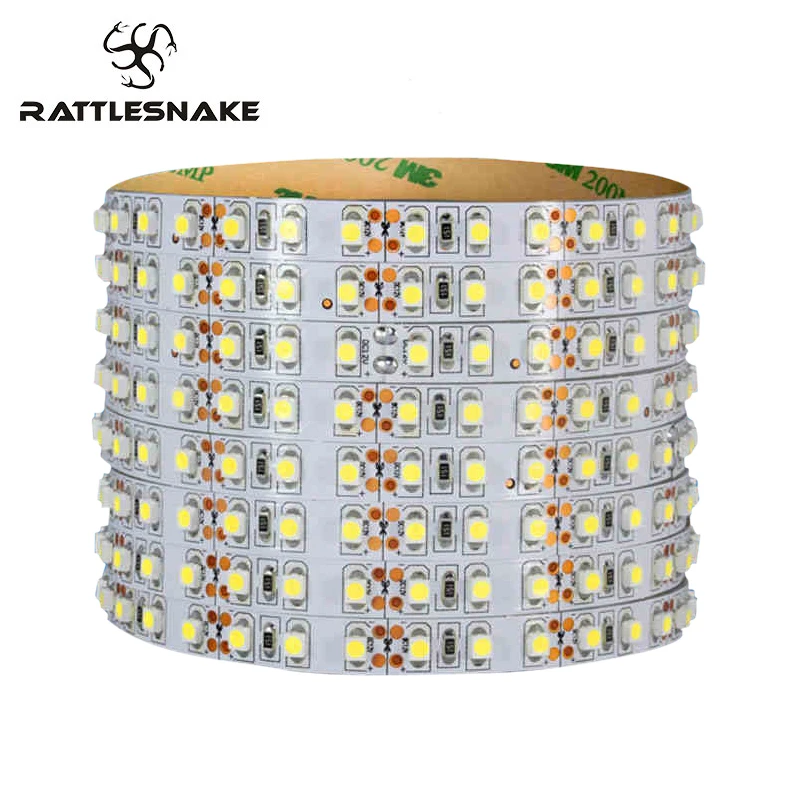 LED Strip Diode tape light flexible neon line NEW shocker SMD3528 120LED/M 9.6W/M 12V 120degree WW NW 2700-4000K IP20 (5m./ lot) | Освещение