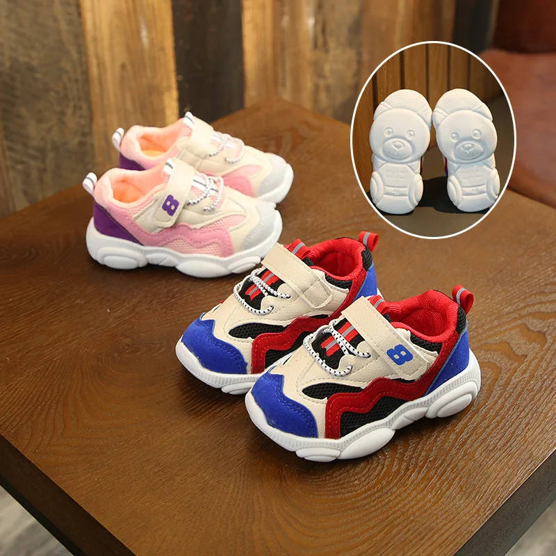 

Baby Shoes Heels 2019 Spring Children's Sports Shoes Boys Bear Sole Casual Shoes Kids Shoes for Girl Baby Shoes Heels