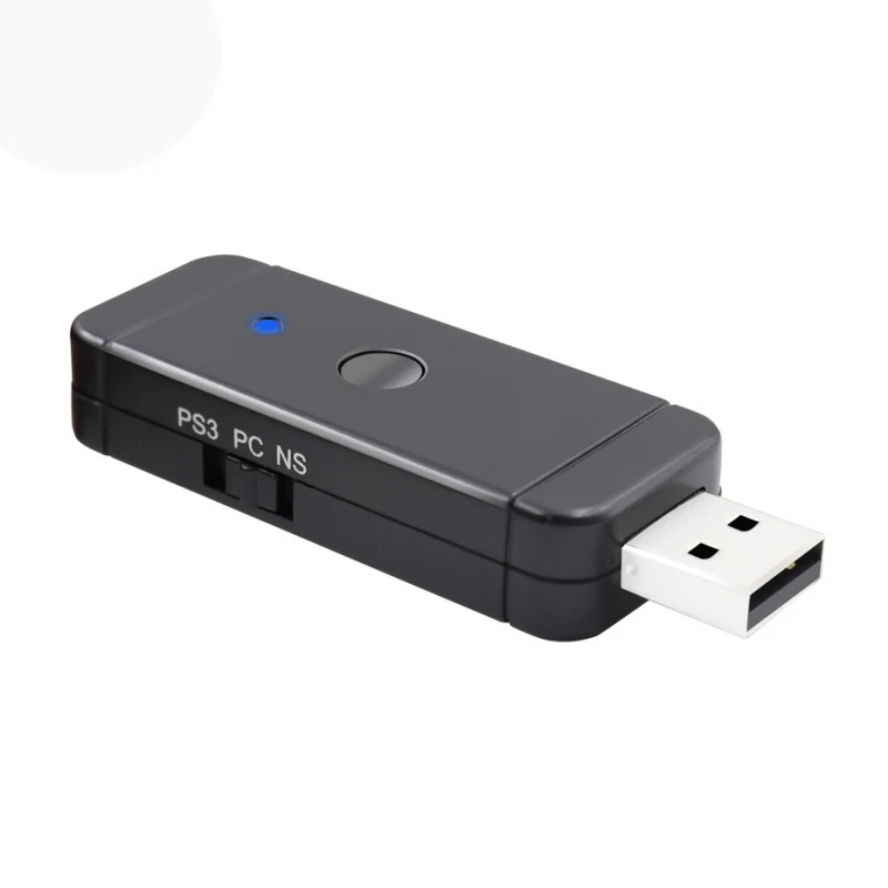 

Wireless Bluetooth Receiver Game Controller Receiver USB Adapter for Switch PS3 PC hot