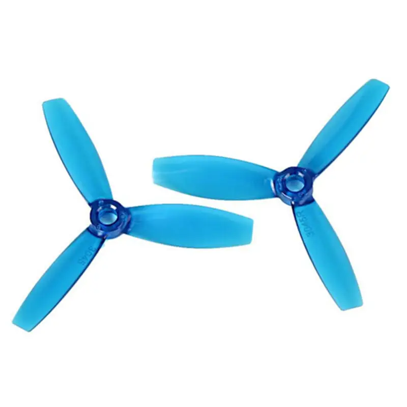 

HGLRC XT3045 3X4.5 3 Inch 3-Blade Bullnose Propeller 2 CW & 2 CCW Props for XJB-145 RC Drone FPV Racing Quadcopter Blue Purple