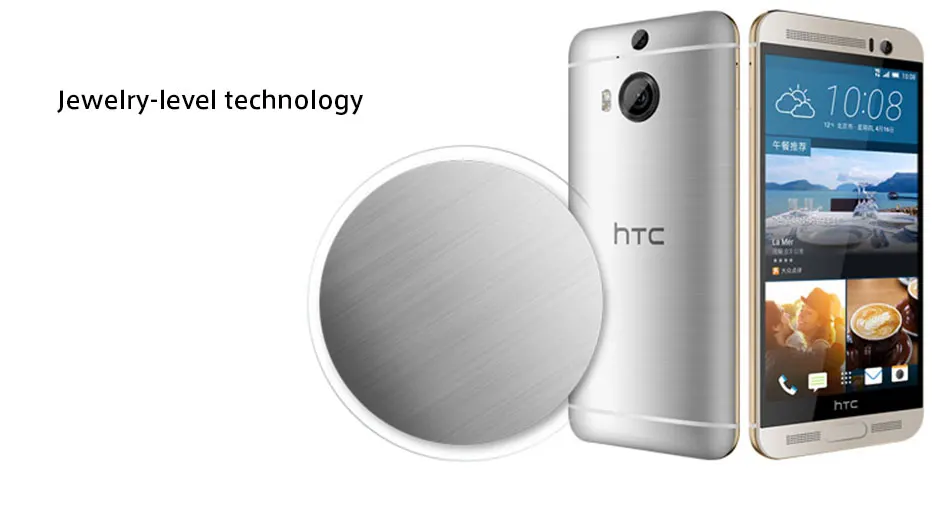 Мобильный телефон htc One M9 Plus M9pw 4G LTE, четыре ядра, 3 ГБ ОЗУ, 32 Гб ПЗУ, 5,2 дюймов, 2560x1440, двойная камера, смартфон