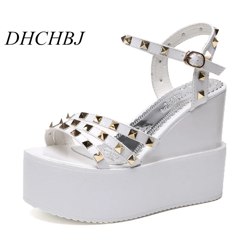 

Woman Sandals 2019 Summer Women Concise Platform Sequins Casual Shoes Woman Fashion Thick Bottom Wedges Sandals