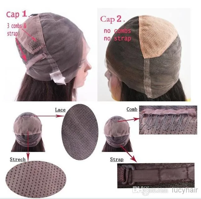 full lace wig cap style