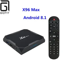 X96 MAX Android 8,1 Smart tv Box Amlogic S905X2 четырехъядерный KD плеер 4K USB 3,0 bluetooth 4,0 телеприставка PK X96 mini