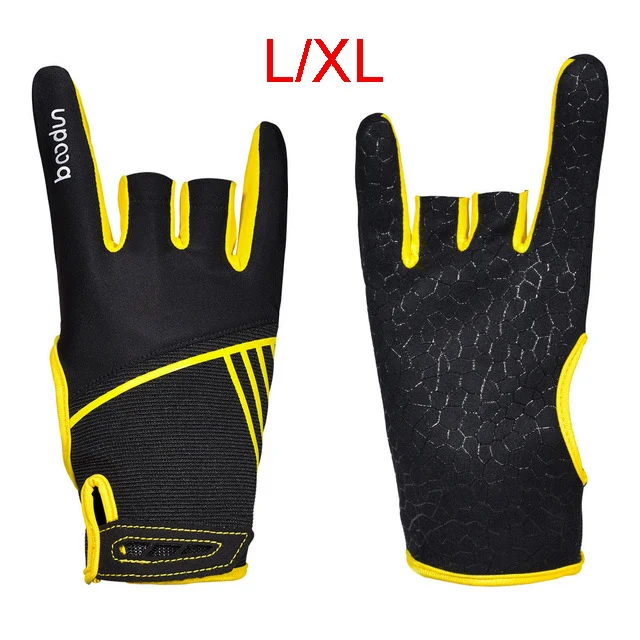 Yellow L-XL Кроссовки 1 пара для мужчин и женщин, перчатки для боулинга, Нескользящие мягкие спортивные перчатки для боулинга, перчатки для боулинга, варежки для боулинга, Аксессуары Для Боулинга - Цвет: Yellow L-XL