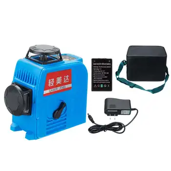 

3D 12 Lines Laser Level Waterproof IP54 Green Blue Line 360 Degree Cross Self Leveling Engineer Wear-resisting Charging