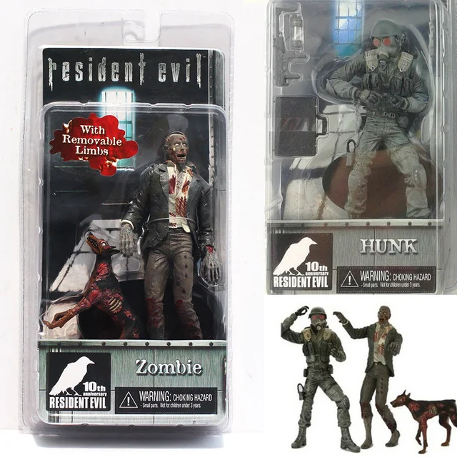 Cheap Toys Resident evil 10th NECA Action Figure Collections Hunk Model Zombie Figures Gifts