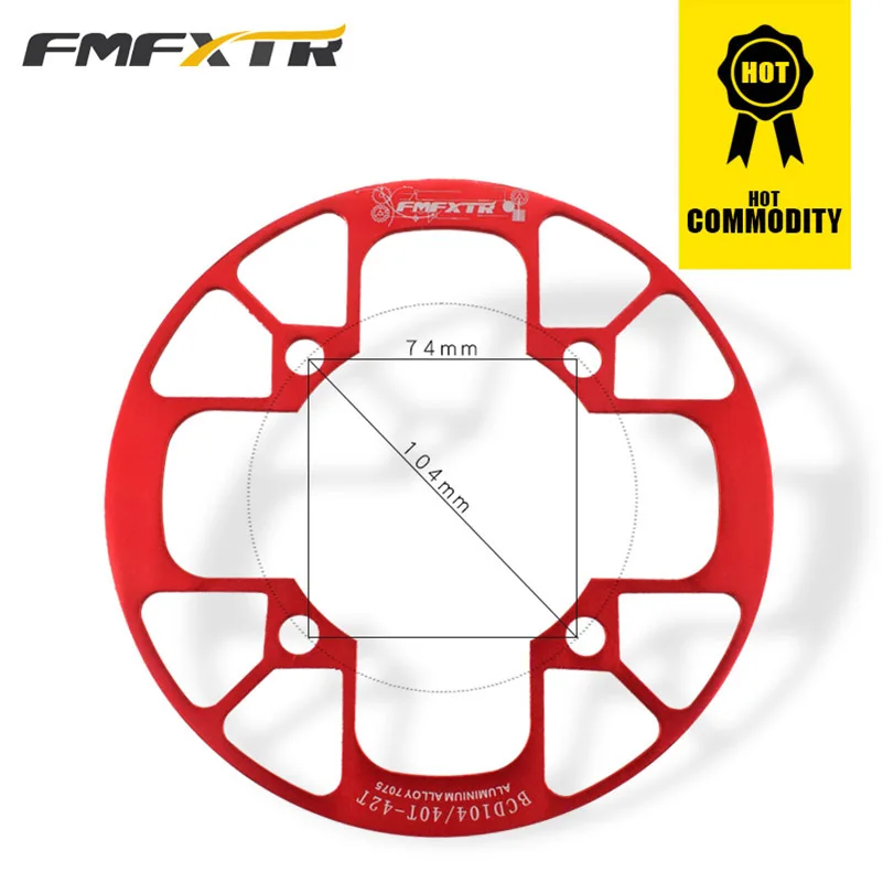 

FMFXTR Fixed Gear Cycling mountain bike Sprocket support market protection cover large Bicycle Crank crankset mtb 32-42T