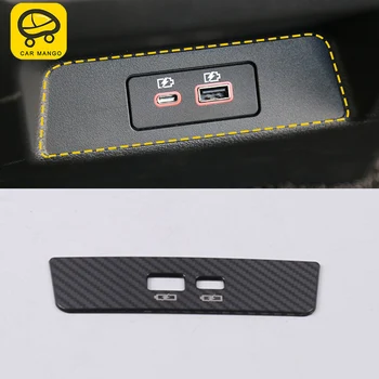 

CAR MANGO Auto Car Rear USB interface frame trim cover sticker accessories For Nissan Altima L34 2019