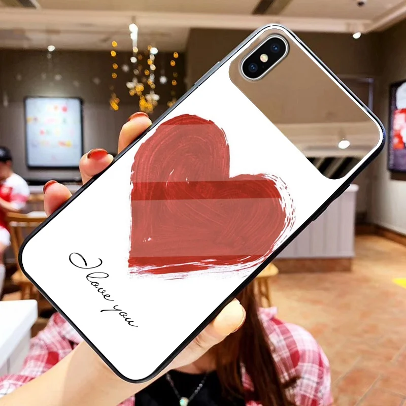 

Mosirui new cartoon shell mirror silicone mobile phone case iPhone xs max Soft Clear TPU Cover makeup case
