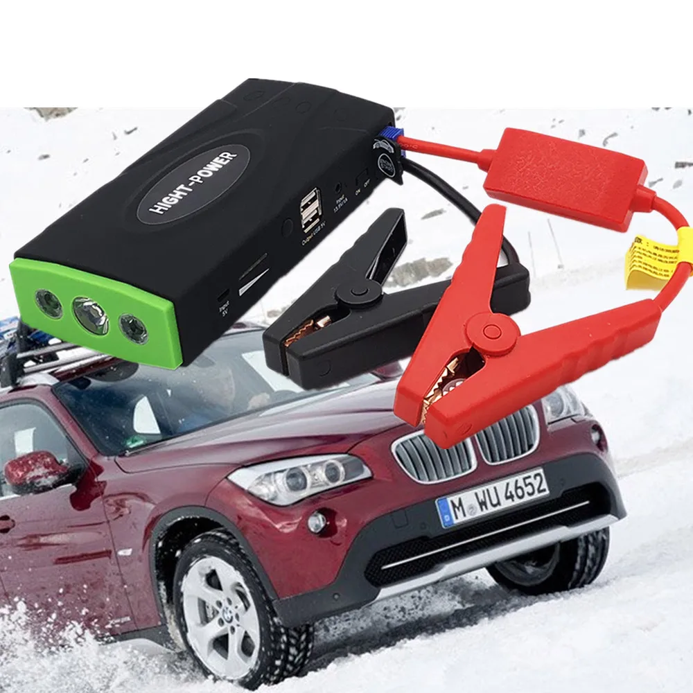 Emergency Car Jump Starter 600A Portable Starting Device Power Bank 12V Petrol Diesel Car ...