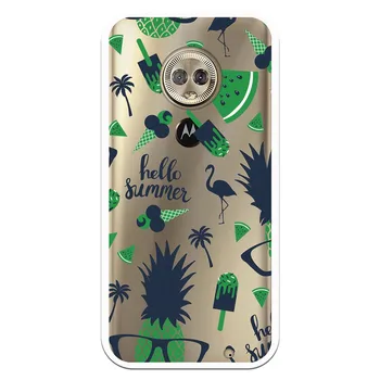 

Stand case costume drawing Hello Summer Blue WP007 for Motorola Moto G6 Plus