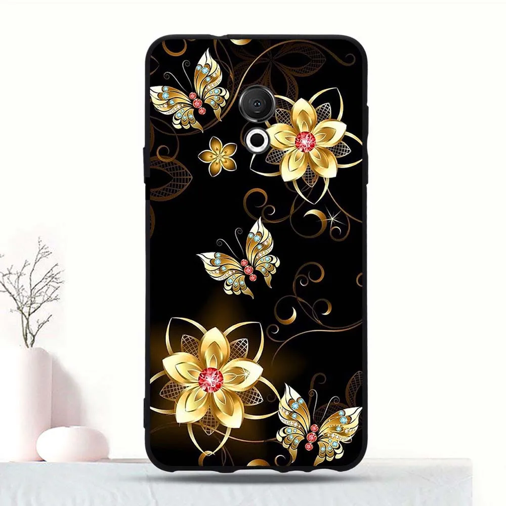 Case For Meizu 15 Lite Silicone Pattern Printed Case For Meizu M15 TPU Back Protective Cover For Meizu 15 Lite Case 5.46" Coque 