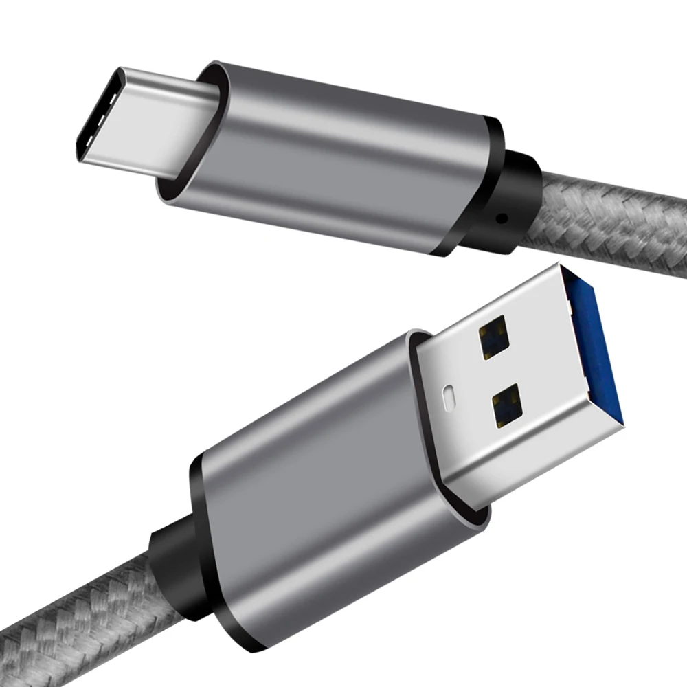 Премиум USB C 3 м 2 м USB3.1 Gen1 кабель к A Для samsung Note9 huawei P20 поддержка 60 Вт 3A QC 3,0 зарядка USB C к USB A