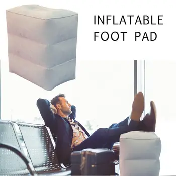 

Inflatable Footrest Stool Flight Footrest Pillow Inflatable Travel Pillow Foot Rest Pad Travel PVC Foot Step Inflatable Seat