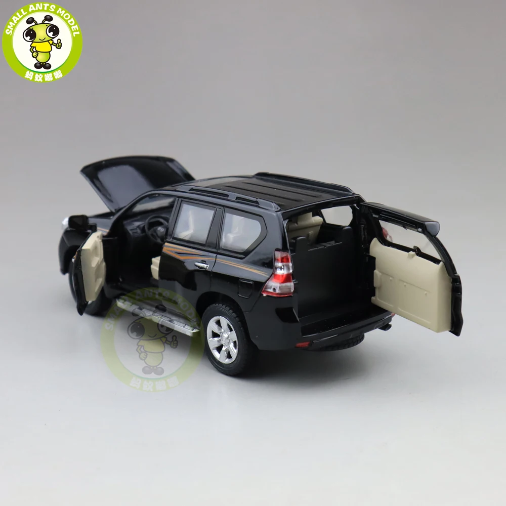 1/32 Land Cruiser Prado литая под давлением модель автомобиля SUV игрушки для детей Детское звуковое освещение Вытяните назад подарки коллекция хобби