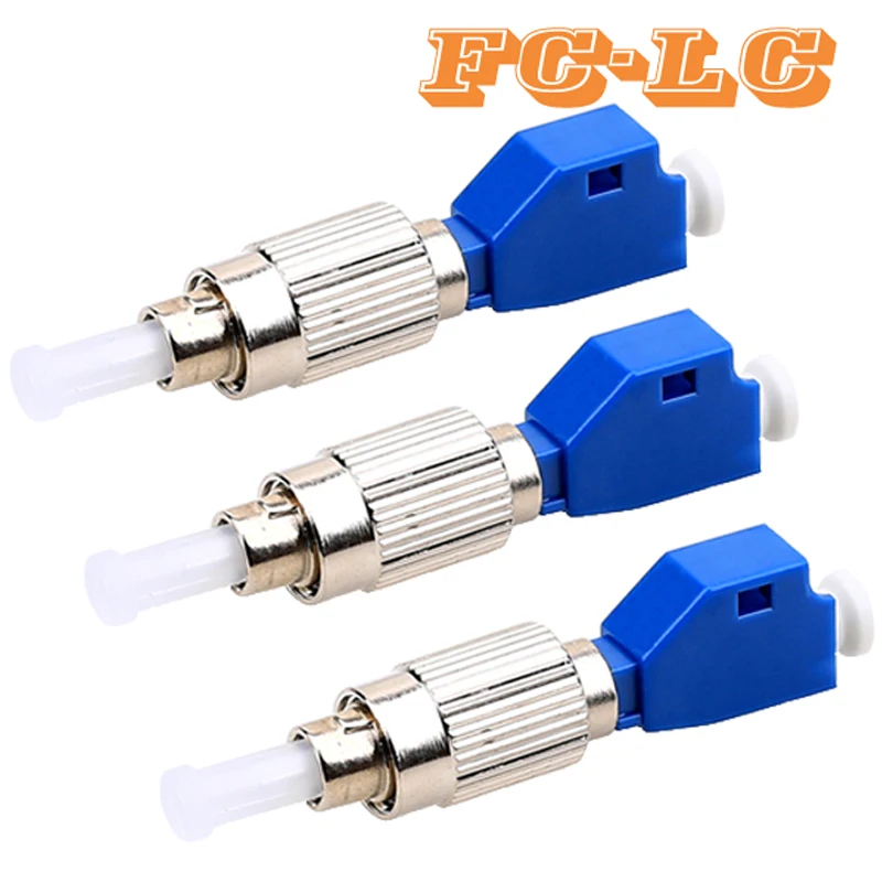 

5pcs/lot FC To LC Adapter FTTH LC/UPC Female to FC/UPC Male SM FC-LC Hybrid fiber adaptor,9/125 fiber Optical connector