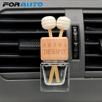 

FORAUTO Car Perfume Bottle Air Freshener Air Outlet Clip Glass Bottle For Essential Oils Car-styling Auto Perfume Empty Bottle