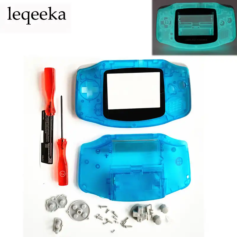 Защитный чехол Gameboy Advance для GBA с подсветкой зеленый синий чехол|housing shell|housing