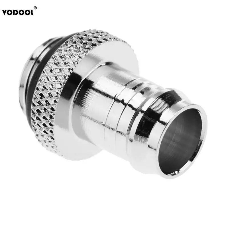 G1/4 Thread 8 9.5mm ID Water Cooling Cooler Hose Connector Adapter for
