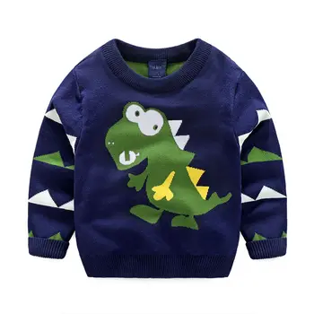

Children's wear sweaters autumn/winter 2017 children with thick sweater boy baby dinosaurs turtleneck sweater recreational sweat